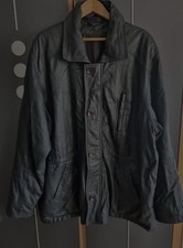 Zimmert - gefütterte Lammnappa Glattlederjacke Gr. 58 blauschwarz