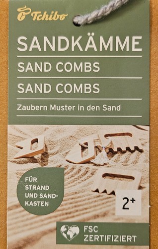 Sandkämme aus holz für - 4,