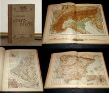 ALTER ATLAS VON HARTLEBEN 1892