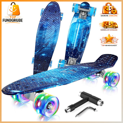 Mini cruiser skateboard - cruiser, 22