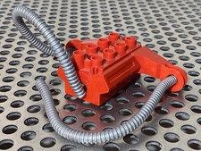 Lego Duplo 2949 Radlader Dozer RC Raupen Bagger Ersatzteil: Motorblock m Leitung