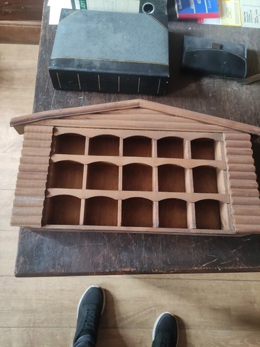 Antiker holz setzkasten - antiker, holz-setzkasten