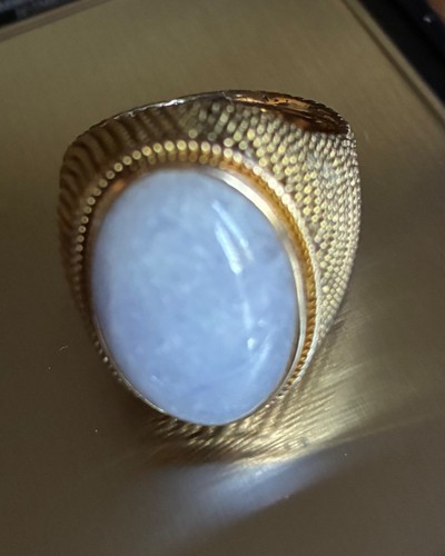 Lavendel jade ring - lavendel, ring,