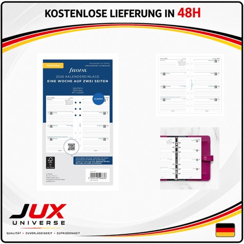 Filofax kalendereinlage - filofax,