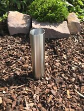 Edelstahl Grabvase 60mm mit Erdspieß