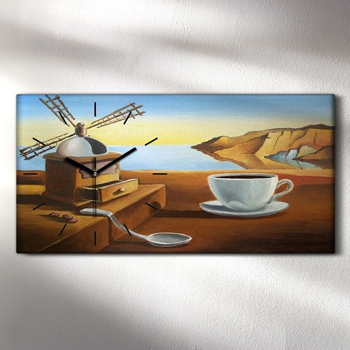 Wohnzimmer bild leinwand uhr - wohnzimmer-bild,