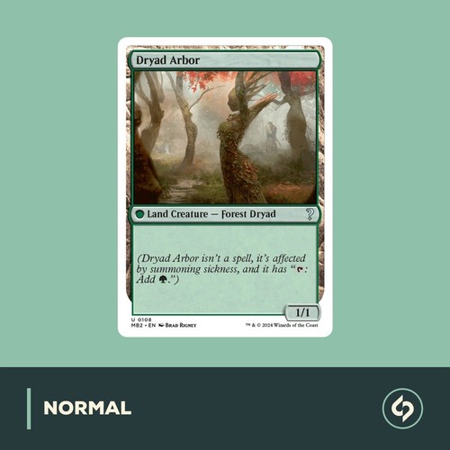Mtg dryad arbor mystery - arbor,