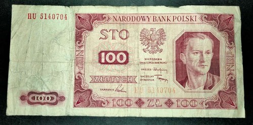 Polen 100 zloty 1948 - polen,