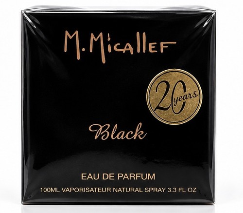 Micallef black years eau - black,