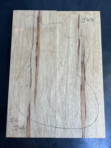 Black limba korina - black,