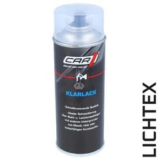 CAR1 Klarlack Sprühdose Schutzschicht schnelltrocknend kratzfest glänzend 400 ml