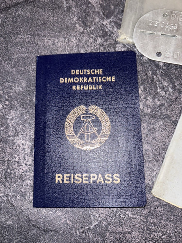 Ddr reisepass - reisepass, +