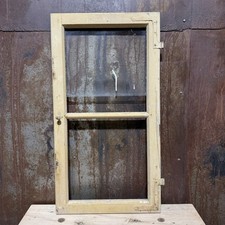 Altes Sprossenfenster Fensterflügel Fenster Holzfenster / H83 B44 S3,5 cm
