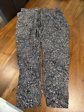 Sommer Hose Schwarz Weiß von Montego für Damen Gr.42