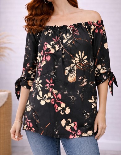 Tunika bluse 44 - 44, schwarz