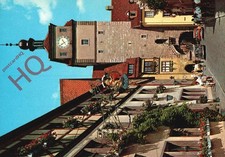 Ansichtskarte::Rothenburg Ob der Tauber, Weisser Turm mit Hotel Lowenhof