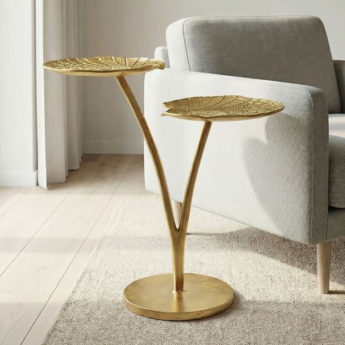 Beistelltisch gold 57cm - beistelltisch,