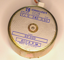 Crouzet 240V Synchronmotor für Michell & Transcriptor Vintage Plattenspieler