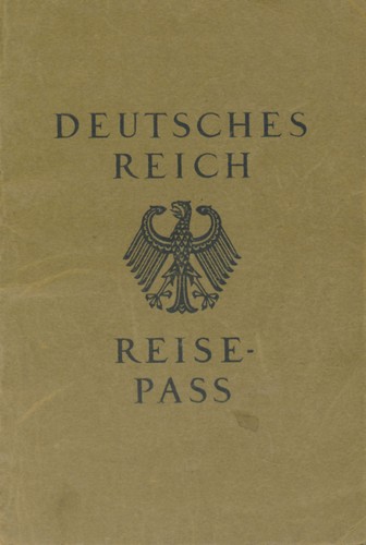 Reise pass deutsches - deutsches, reich