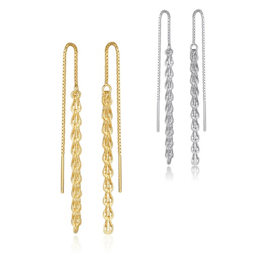 Ohrringe durchzieher sterling - durchzieher,