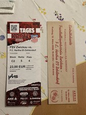 Sammlerticket FSV Zwickau vs