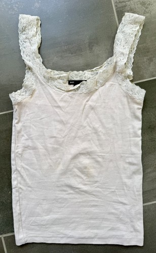 Süßes tanktop m - v., beige