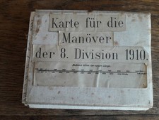 Manöverkarte Karte WW1