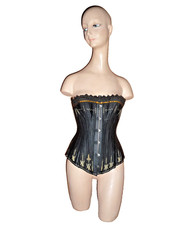 antikes viktorianisches Korsett, ca. 1880, Gr. 34,  Unterbrust-Korsett, Mieder
