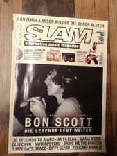 SLAM Nr 47 2010 Bon Scott AC/DC Broilers Gluecifer 30 Seconds To Mars CD, POSTER