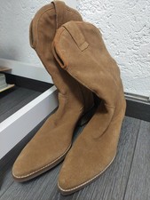 Cowboystiefel Strandfein Uta Raasch Wildleder Gr. 38 braun