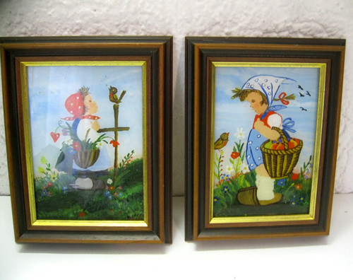 Hinterglasbild - 2x,
