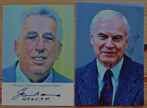 Original autogramme egon - egon, krenz
