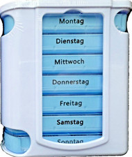 Medikamentenbox TOWER Pillendose 7 Tage 4 Fächer pro Tag Tablettenbox Pillenbox