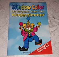 Window Color Bastelheft + Vorlagebogen Fensterbilder Malen Kinderzimmer Deko DIY