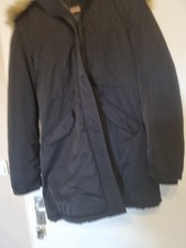 Winterjacke XXL /FELL /DICKES WARMES FUTTER/SCHWARZ [ NEU)KAPUZE ABNEHMBAR
