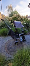 Doona Trike S3 Dreirad Schwarz Grau Anleitung Saubere Stoffe - Guter Zustand TOP
