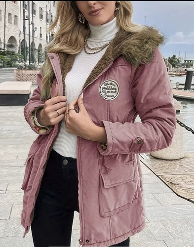 Damenparka pink 38 mit - gr.,