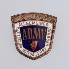ADMV Plakette  Emblem Tourist