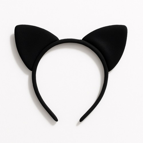 Katzen haarreif schwarz - katzen, –