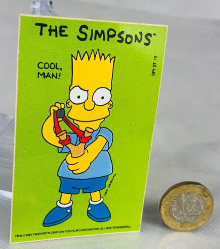 Sticker simpsons vintage bart - sticker,