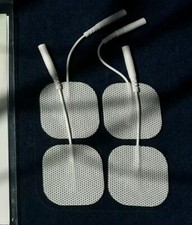 50x50mm Elektroden Pads 16 Stück. Für TENS EMS Reizstrom Gerät mit 2mm-Stecker 