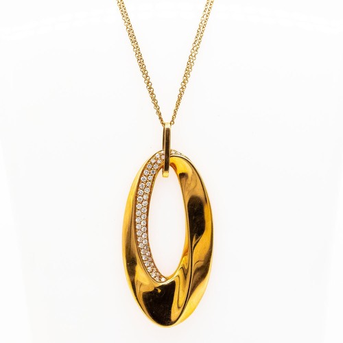 Anhänger 2er kette 750 18k - anhänger, 750/18k