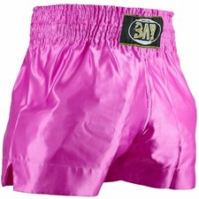 BAY pink rosa Thaibox Hose Muay Thai Box Shorts Kickboxhose Kinder XS Kinder XXS