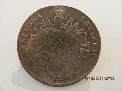 Patrona bavariae thaler 1778 - bavariae,,