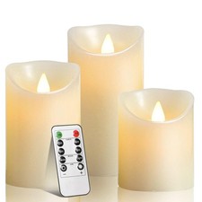 Flammenlose led kerzen - flammenlose, 3