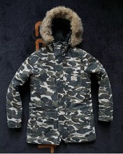 Carhartt WIP Siberian Parka wie Gr. S Camo Winterjacke Original Kult