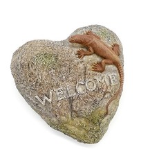 großes Herz Eidechse Welcome