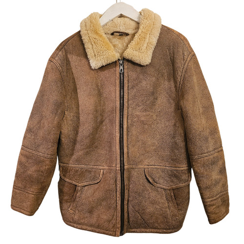 Vintage braun shearling - b3,