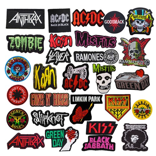 Rock musik band - rock, stickerei