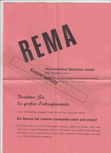 Alter prospekt rema - prospekt,